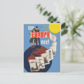 Europe Travel France Rome Italië  Briefkaart (Staand voorkant)