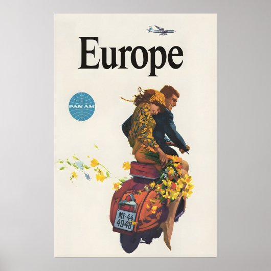 Europe Travel Poster (Voorkant)