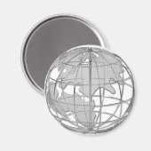 EuropeAfricaGlobe Magneet (Voorkant / Achterkant)