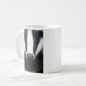 European Badger Portrait Painting Koffiemok (Voorkant links)