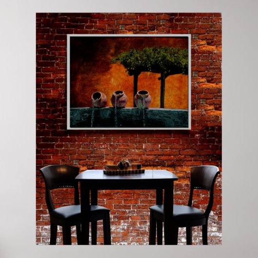 European Bistro Poster (Voorkant)