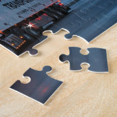 European Cab Over Big Rig 18 Wheeler Mountain Run Legpuzzel (Zijkant)