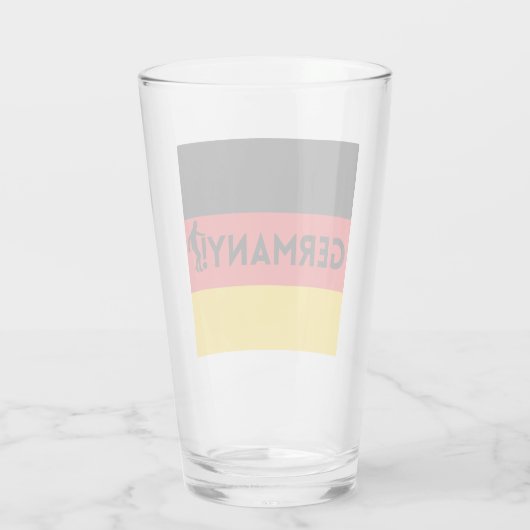 European Champions League Germany Glass Glas (Achterkant)