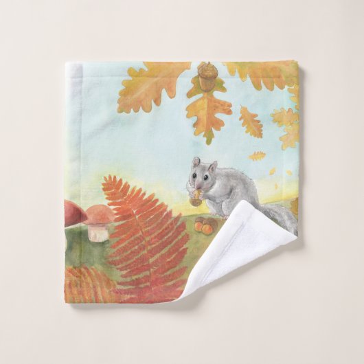 European Fat Dormouse (Glis glis) in Natuur Bad Handdoek (Wasdoekje)