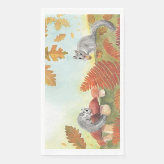 European Fat Dormouse Glis glis in Natuur Servet (Voorkant)