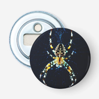 European Garden Spider bocna Button Flesopener