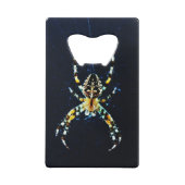 European Garden Spider bocna Creditkaart Flessenopener (Achterkant)