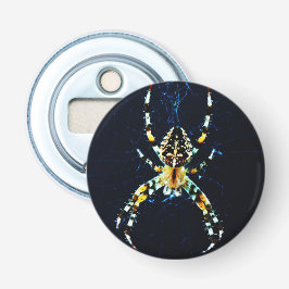 European Garden Spider bocnm Button Flesopener
