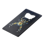 European Garden Spider bocnm Creditkaart Flessenopener (Achterkant Gekanteld)