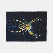 European Garden Spider FBCNA Fleece Deken (Voorkant (Horizontaal))
