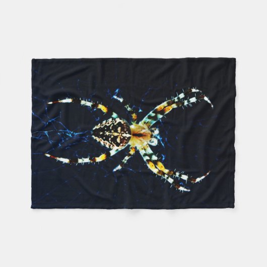 European Garden Spider FBCNA Fleece Deken (Voorkant (Horizontaal))