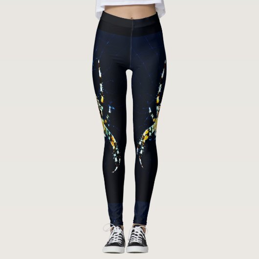 European Garden Spider lecnum Leggings (Voorkant)
