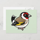 European Goldfinch Briefkaart (Voorkant / Achterkant)