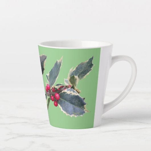 European Holly Cust. Green Latte Mok (Rechts)