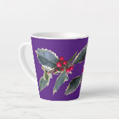 European Holly Cust. Paarse latte Mok (Linkerhoek)