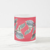 European Holly Cust. Rode Mok met gevroren glas (Center)