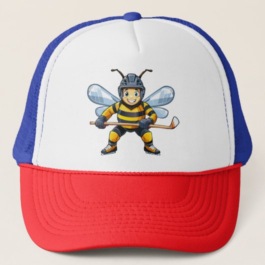 European honey bee (Apis mellifera) Trucker Pet (Voorkant)