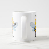 European honey bee grote koffiekop (Achterkant)