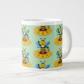 European honey bee grote koffiekop (Voorkant rechts)