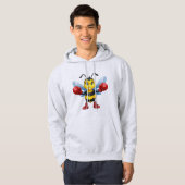European honey bee hoodie (Voorkant volledig)