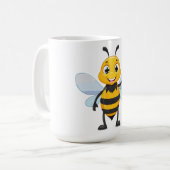 European honey bee koffiemok (Voorkant links)