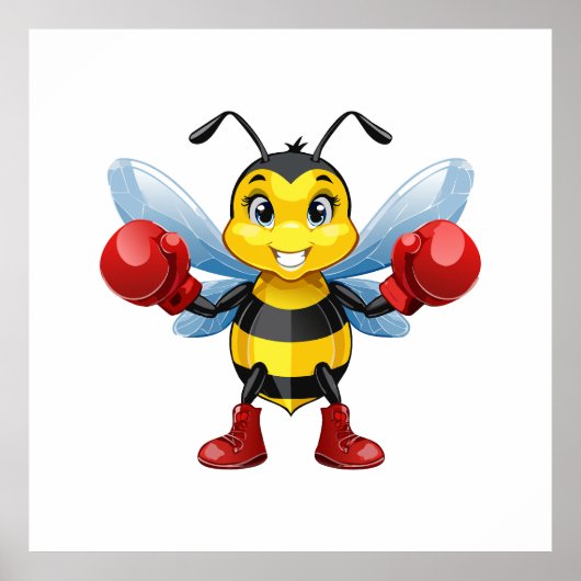 European honey bee poster (Voorkant)