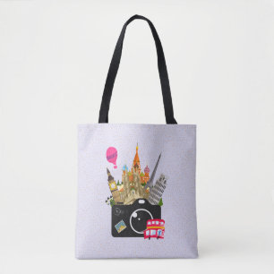 European Landmarks Travel Photografe Tote Bag