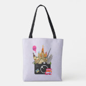 European Landmarks Travel Photografe Tote Bag (Achterkant)