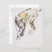 European Lynx Briefkaart (Voorkant / Achterkant)
