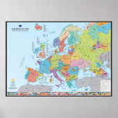 "European Nations Card" Poster (Voorkant)