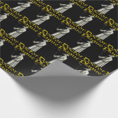 European Plague Doctor Bird Beak Costume Cadeaupapier (Hoek)