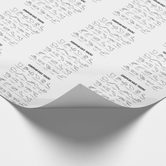 European Race Tracks Cadeaupapier (Hoek)