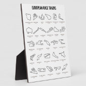 European Race Tracks Fotoplaat (Zijkant)