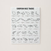 European Race Tracks Legpuzzel (Verticaal)