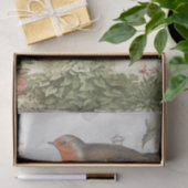 European Robin Bird Garden  ontkoppeling Tissuepapier (Geschenk)