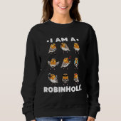 European Robin Bird Robinholic Trui (Voorkant)