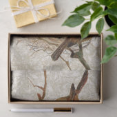 European Robin Birds Nest Paris ontkoppeling Tissuepapier (Geschenk)