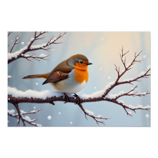 European Robin Perfect Poster (Voorkant)