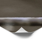 European Robin Red en Grey Painting Perfect Poster (Hoek)