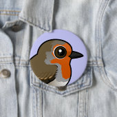 European Robin Ronde Button 4,0 Cm (In situ)