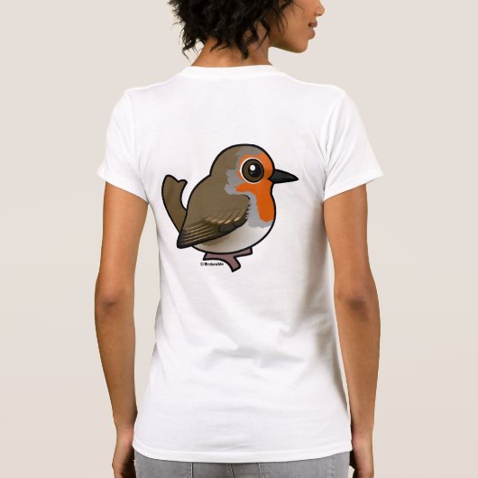 European Robin T-shirt (Achterkant)