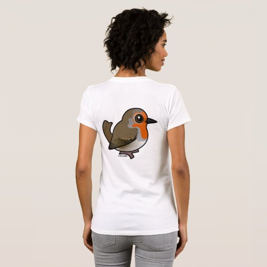 European Robin T-shirt (Achterkant volledig)
