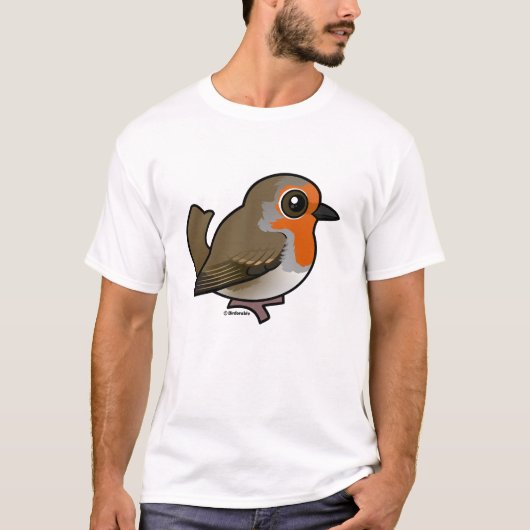 European Robin T-shirt (Voorkant)