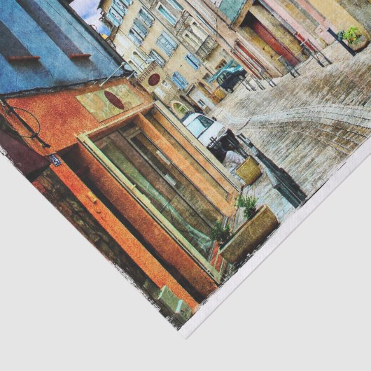 European Scene Decoupage Tissuepapier (Detail)