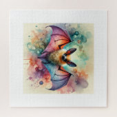 European serotine bat 131024AREF133 - Watercolor Legpuzzel (Horizontaal)