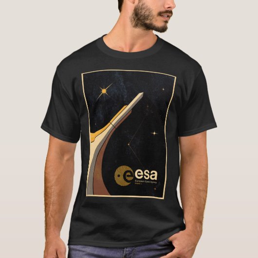 European Space Agency ESA Tribute Classic T-Shirt (Voorkant)