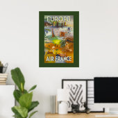 European Travel Poster (Thuiskantoor)
