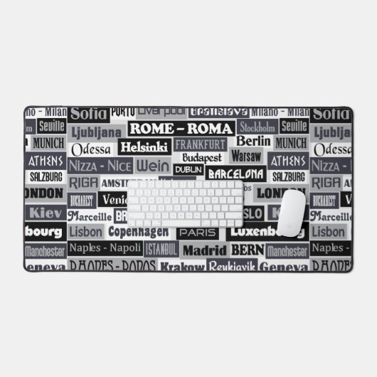 European Traveler custom mousepad Bureaumat (Keyboard & Muis)