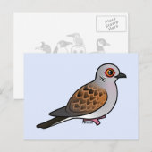 European Turtle Dove Briefkaart (Voorkant / Achterkant)