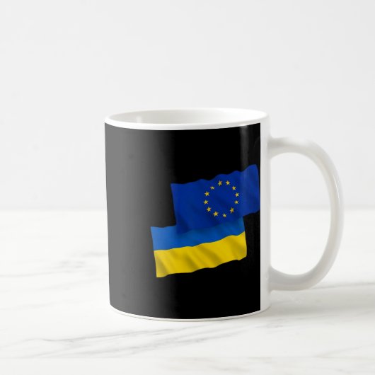 European Union Eu For Ukraine - Ukraine Strong Clo Koffiemok (Rechts)